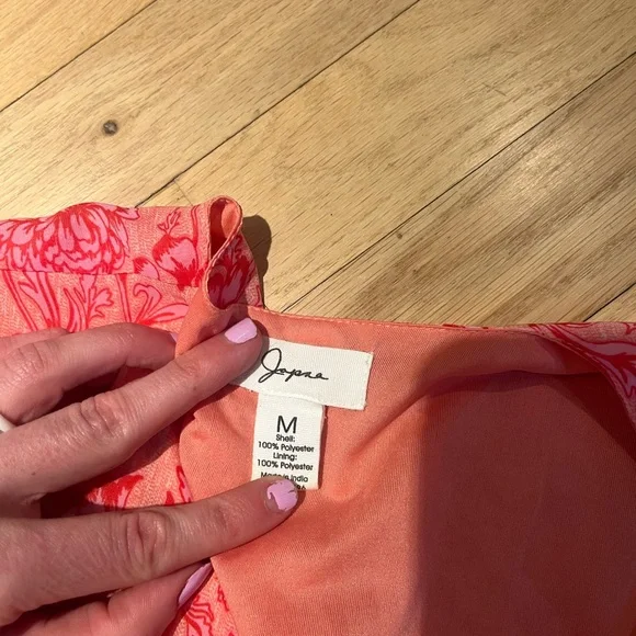 Floral hot pink blouse - Picture 4 of 4